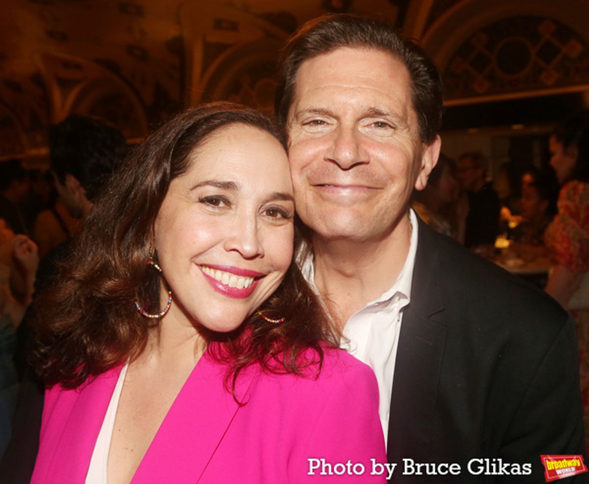 Andrea Burns and Peter Flynn at 