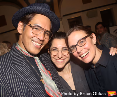 Clint Ramos, Jenny Gersten and Lear deBessonet Photo