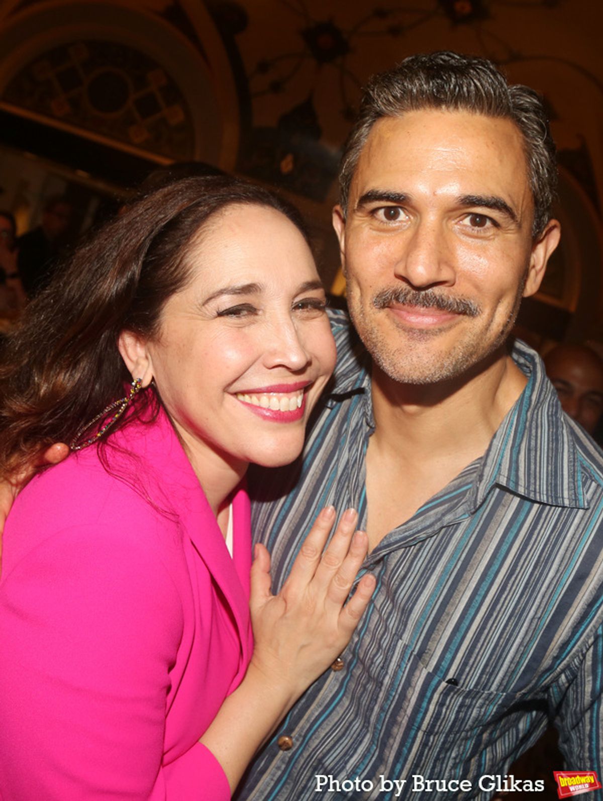 Andrea Burns and Ivan Hernandez at 