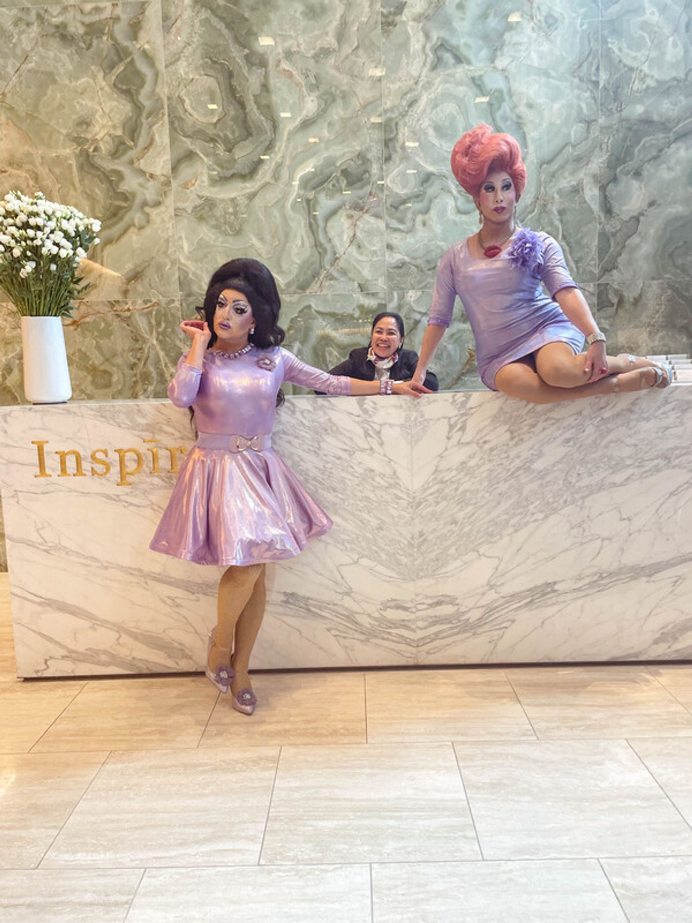 Photos: NYC Drag Queens Sing Showtunes To Seniors at Inspīr Carnegie Hill  Image