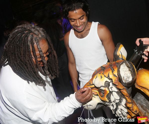 Hiran Abeysekera, Whoopi Goldberg and 