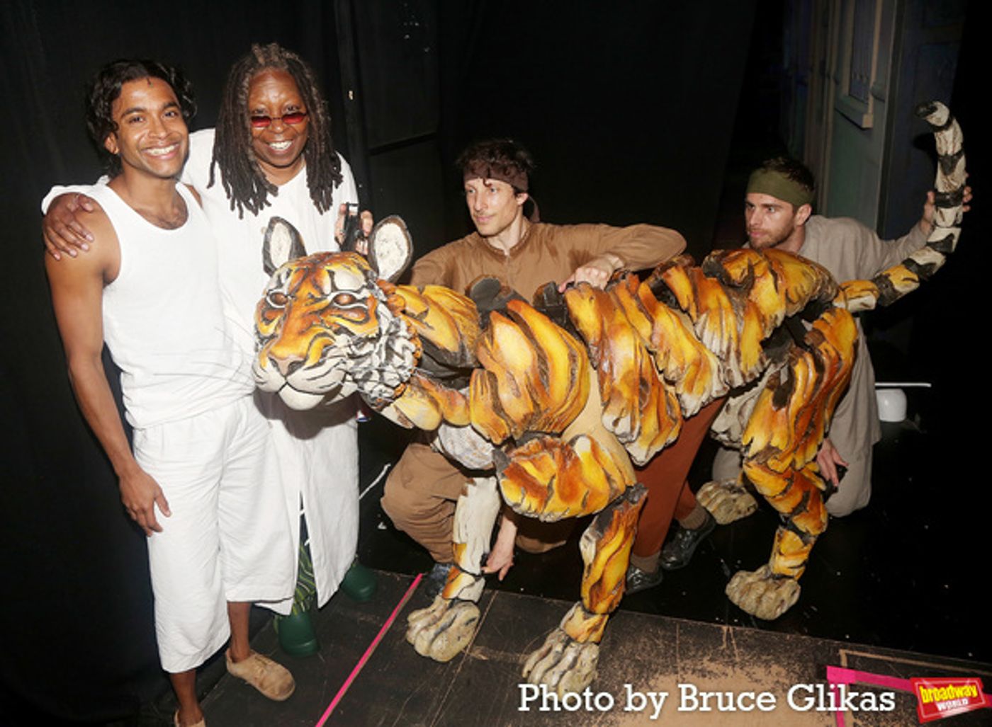 Photos: Whoopi Goldberg Visits LIFE OF PI on Broadway  Image