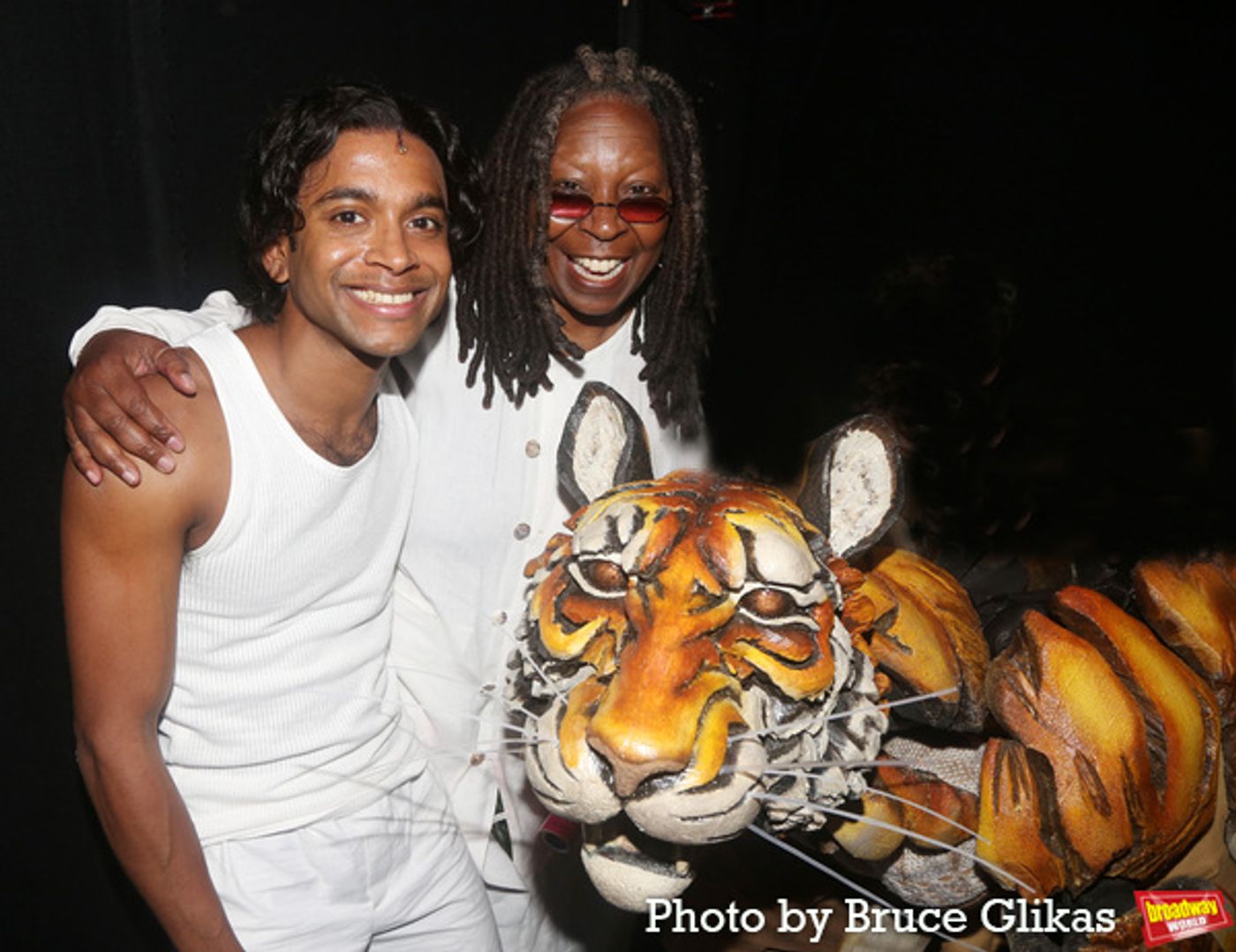 Photos: Whoopi Goldberg Visits LIFE OF PI on Broadway  Image