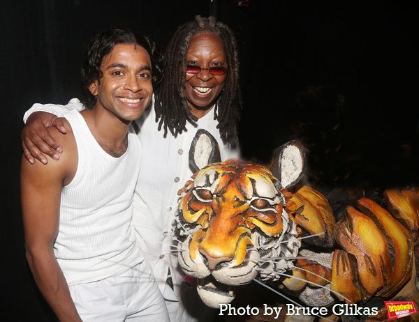 Hiran Abeysekera, Whoopi Goldberg and 