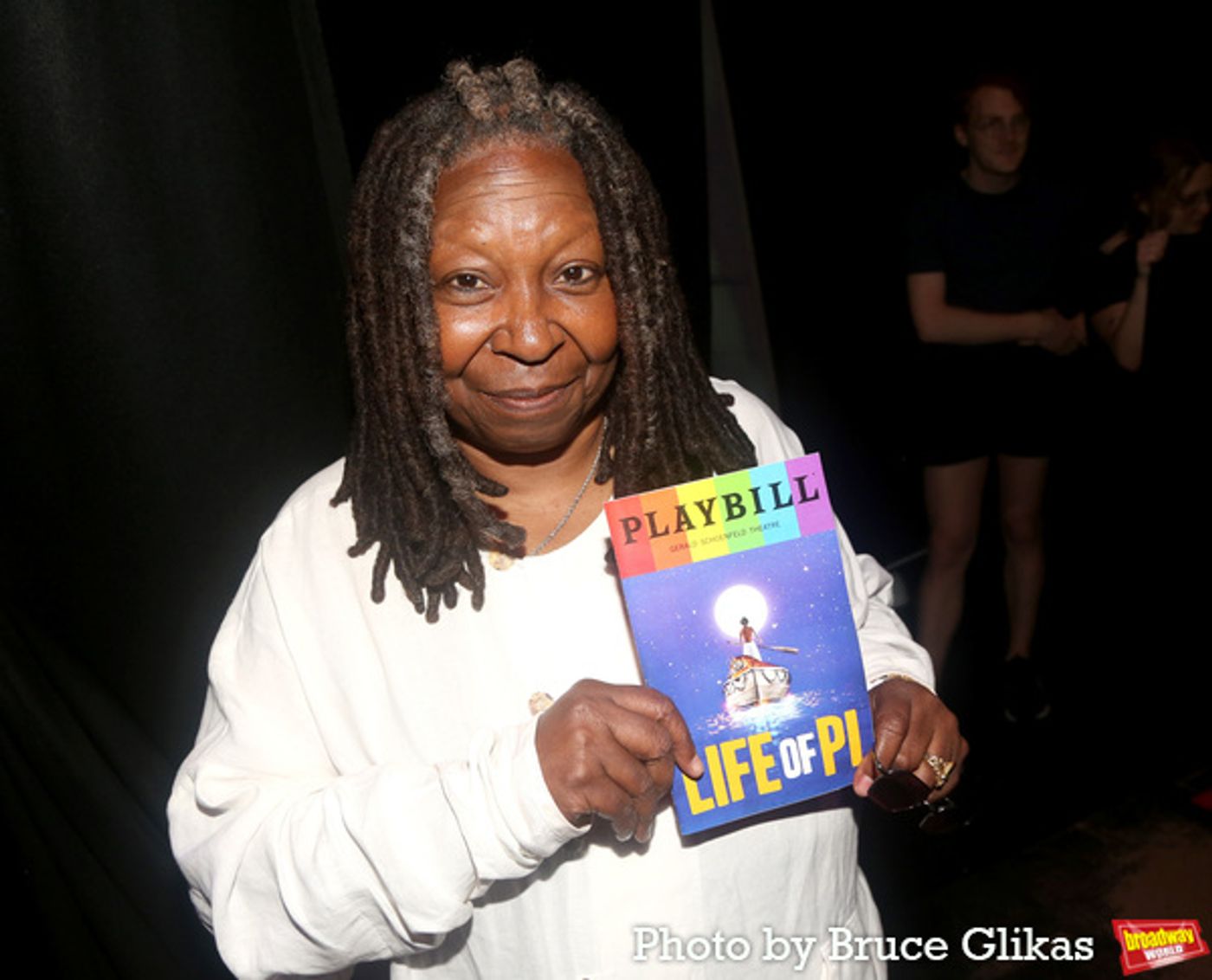 Photos: Whoopi Goldberg Visits LIFE OF PI on Broadway  Image