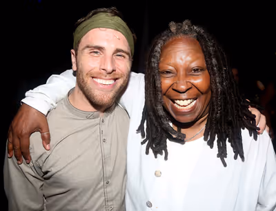 Andrew Wilson and Whoopi Goldberg Photo