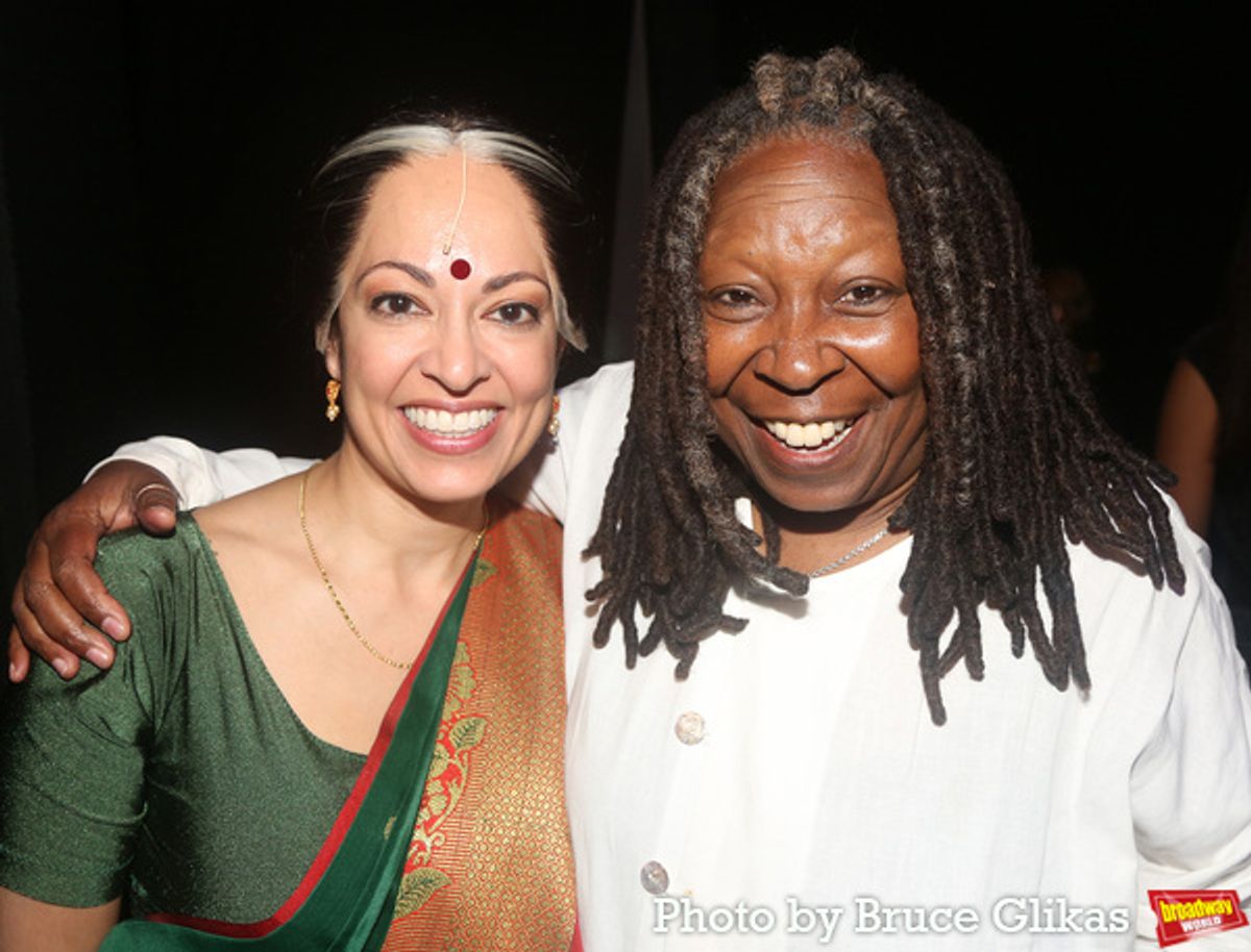 Salma Qarain and Whoopi Goldberg at 