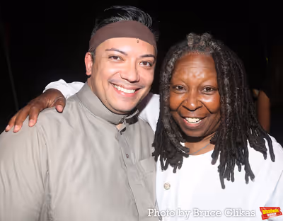 Jon Hoche and Whoopi Goldberg Photo