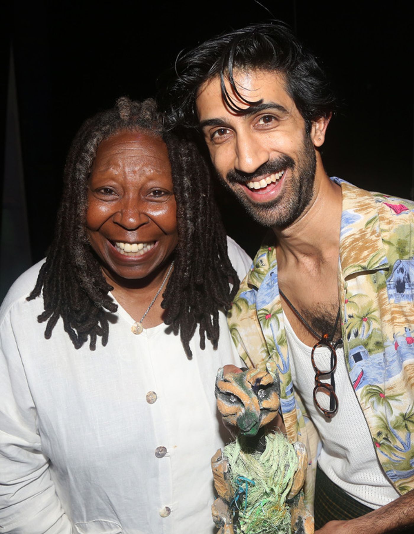Photos: Whoopi Goldberg Visits LIFE OF PI on Broadway  Image