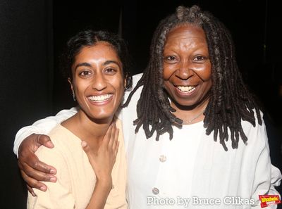 Uma Paranjpe and Whoopi Goldberg Photo
