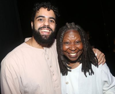 Usman Ali Mughal and Whoopi Goldberg Photo