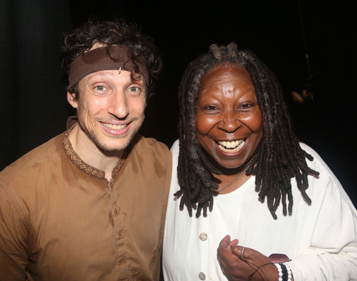 Jonathan David Martin and Whoopi Goldberg at 