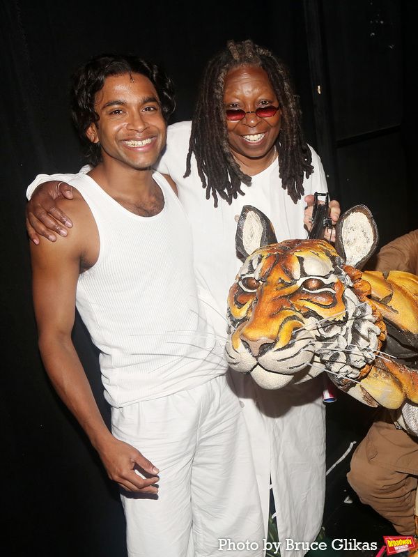 Hiran Abeysekera, Whoopi Goldberg and 