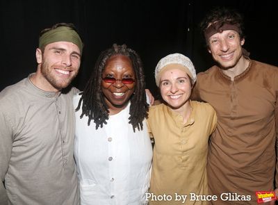 Andrew Wilson, Whoopi Goldberg, Betsy Rosen and Jonathan David Martin Photo