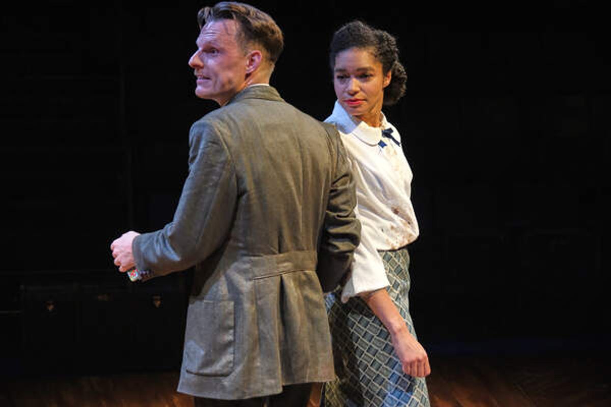 ©Tony Bartholomew 07802 400651/mail@bartpics.co.uk    The 39 Steps at the Stephen Joseph Theatre at 