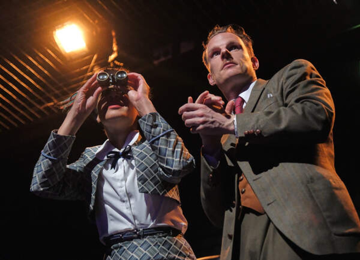 ©Tony Bartholomew 07802 400651/mail@bartpics.co.uk    The 39 Steps at the Stephen Joseph Theatre at 