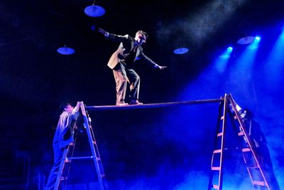 ©Tony Bartholomew 07802 400651/mail@bartpics.co.uk    The 39 Steps at the Stephen Jo Photo