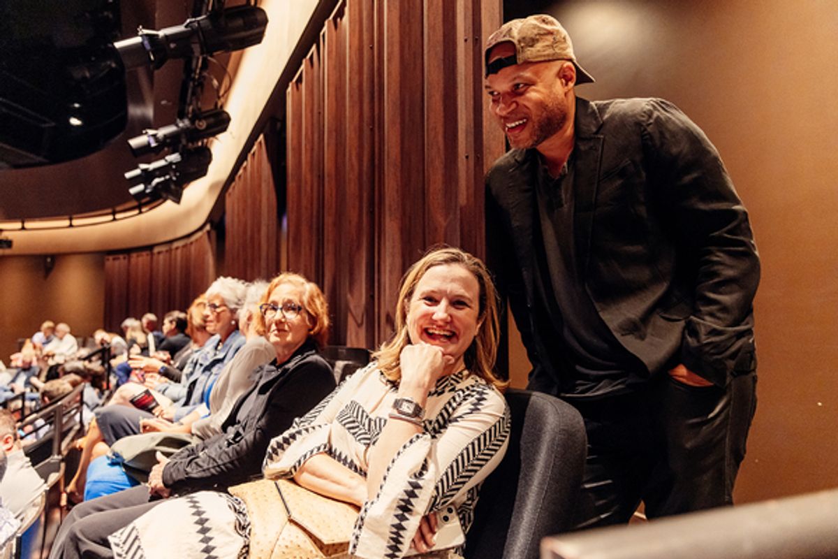 Brooke Flanagan and Glenn Davis at 