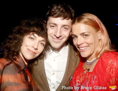 Jen Tullock, Alex Edelman and Busy Phillips  Photo