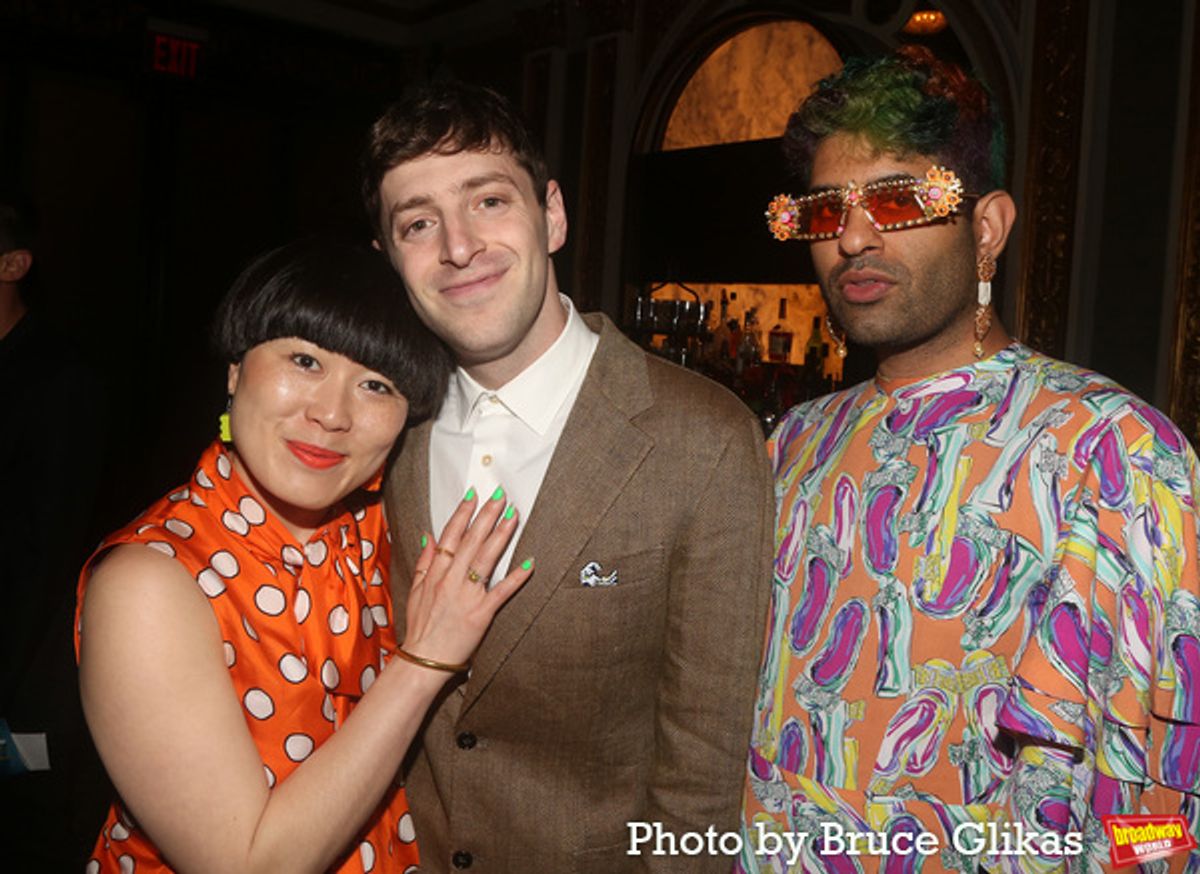 Atsuko Okatuska, Alex Edelman and Alok Vaid-Menon at 