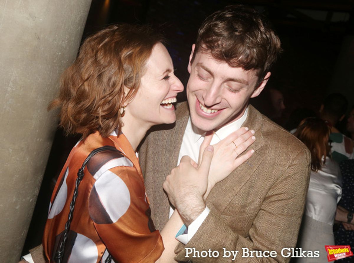 Producer Rachel Sussman and Alex Edelman  at 