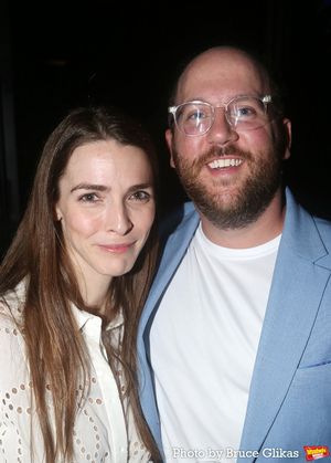 Bee Shaffer Carrozzini and Producer Greg Nobile @ BroadwayWorld Bee Shaffer Carrozzini and Producer Greg Nobile Photo