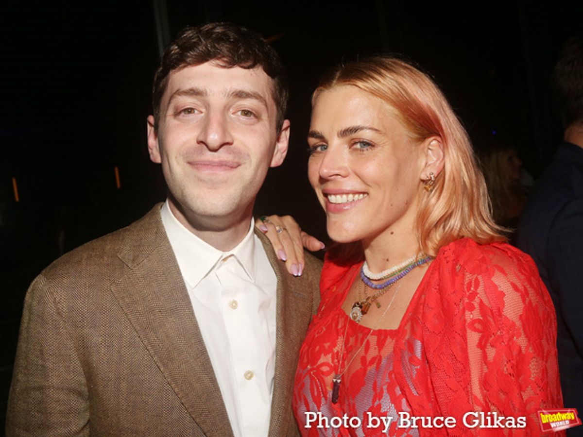 Alex Edelman and Busy Phillips  at 
