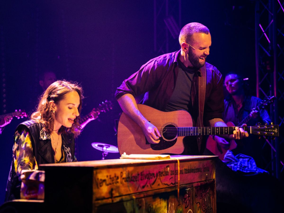 Sarah Moss and Tomas Wolstenholme at 