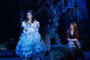 Caelie Scott Flanagan as Cinderella and Lindsay Nicole Chambers Photo
