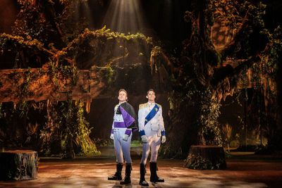 Shane Donovan as Rapunzel’s Prince and CJ Eldred  Photo