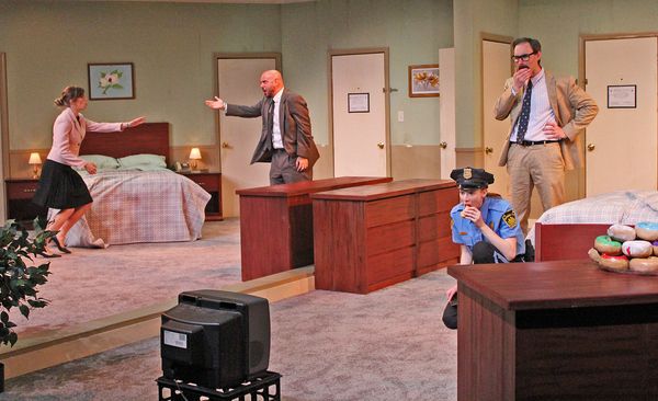 Rebecca Tucker as Karen Brown, Mikey Lobalsamo as Agent Frank, Emily Britt as Billie  Photo
