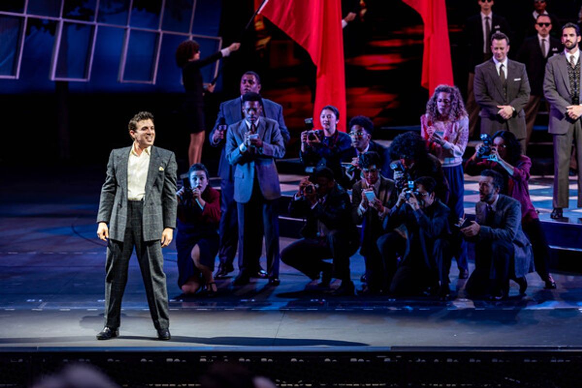 Jarrod Spector and the cast at 