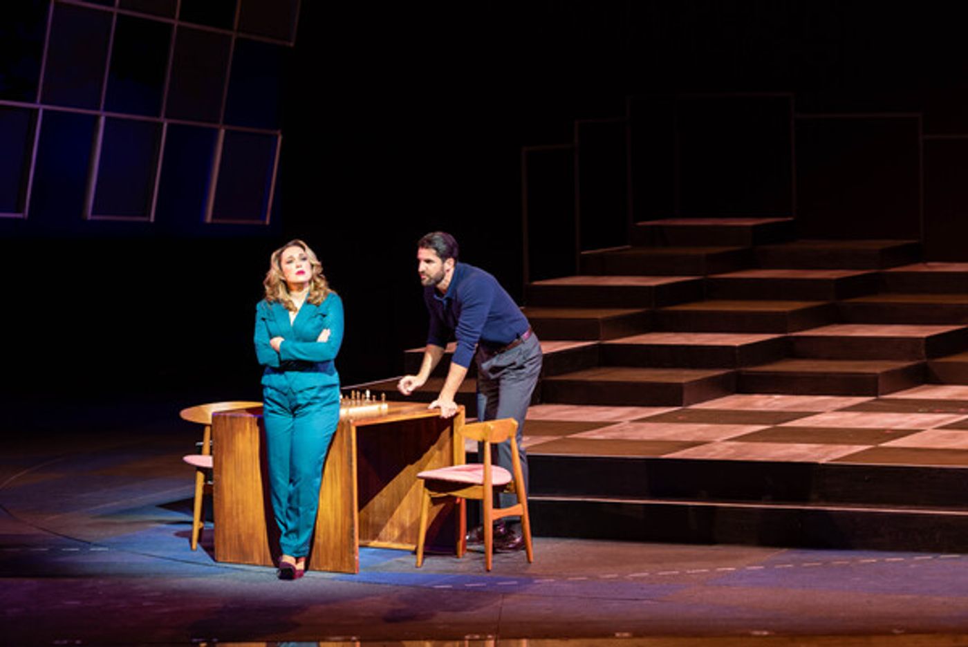 Photos & Video: First Look at Jessica Vosk, Taylor Louderman, Jarrod Spector & More in CHESS at The Muny  Image