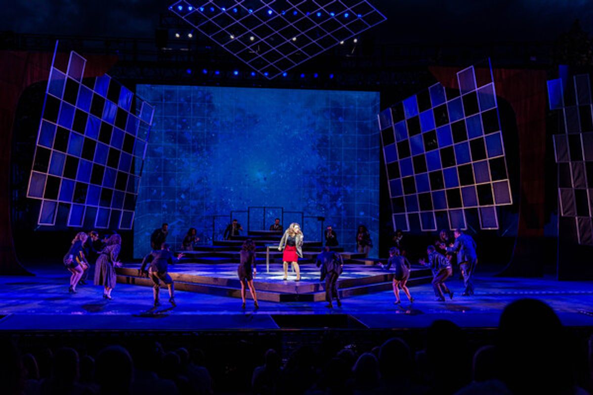 Jessica Vosk and the cast at 