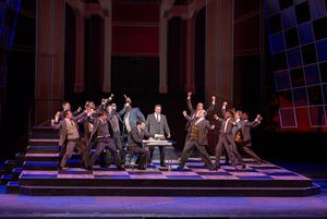 John Riddle and the cast  Photo