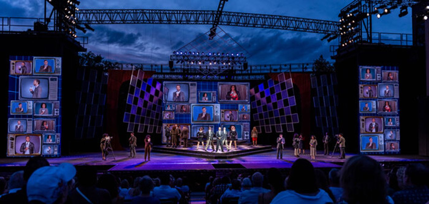 Photos & Video: First Look at Jessica Vosk, Taylor Louderman, Jarrod Spector & More in CHESS at The Muny  Image