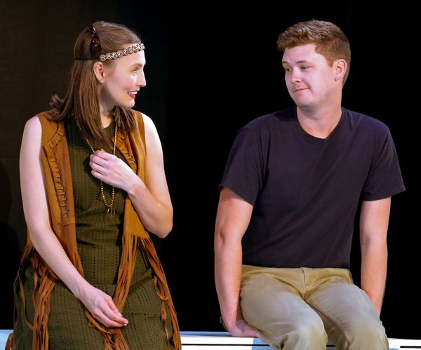 Kristy Glass as Jen and Jared Bugbee as John Photo