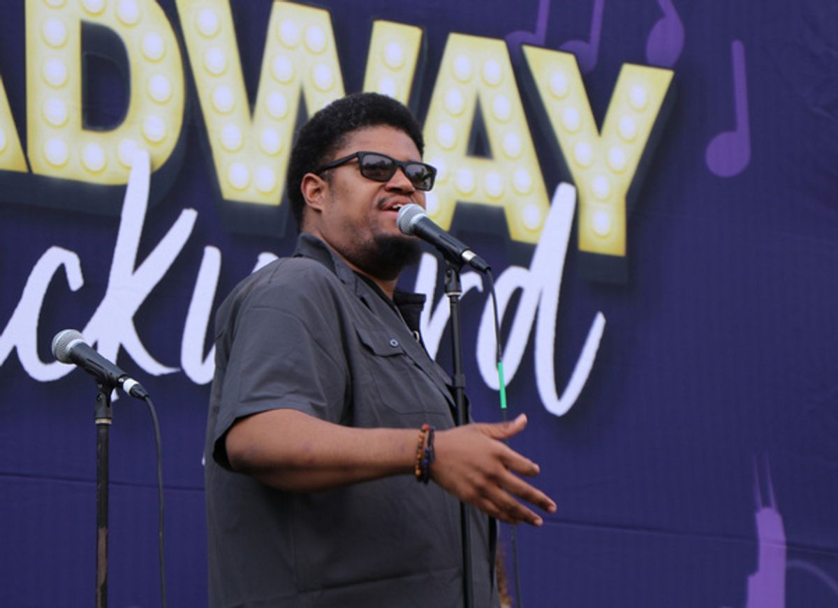 Lorenzo Rush Jr at Photos: Porchlight's BROADWAY IN YOUR BACKYARD Concert Series Kicks Off At Portage Park