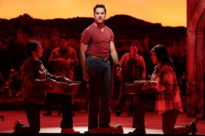 Patrick Ortiz (Gustavo Brambilla) & The Company of Bottle Shock!  Photo