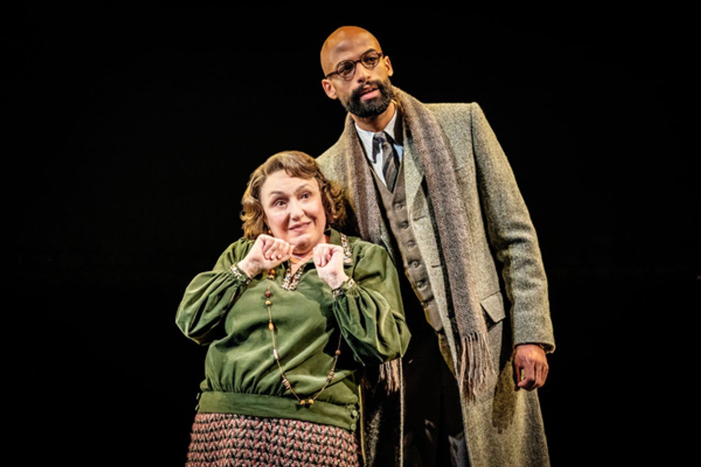 Photos: See New Images of Maude Apatow & Mason Alexander Park in CABARET at the Kit Kat Club  Image