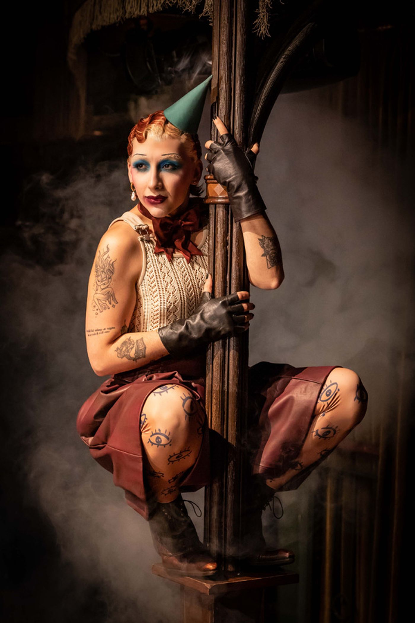 Photos: See New Images of Maude Apatow & Mason Alexander Park in CABARET at the Kit Kat Club  Image