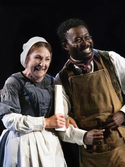 Pauline McLynne, Jude Owusu Photo