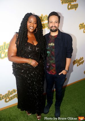 Aneesa Folds and Lin-Manuel Miranda Photo