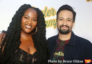 Aneesa Folds and Lin-Manuel Miranda Photo