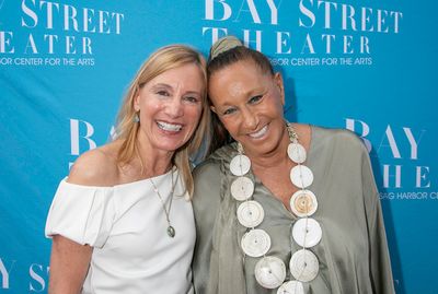 Tracy Mitchell and Donna Karan Photo