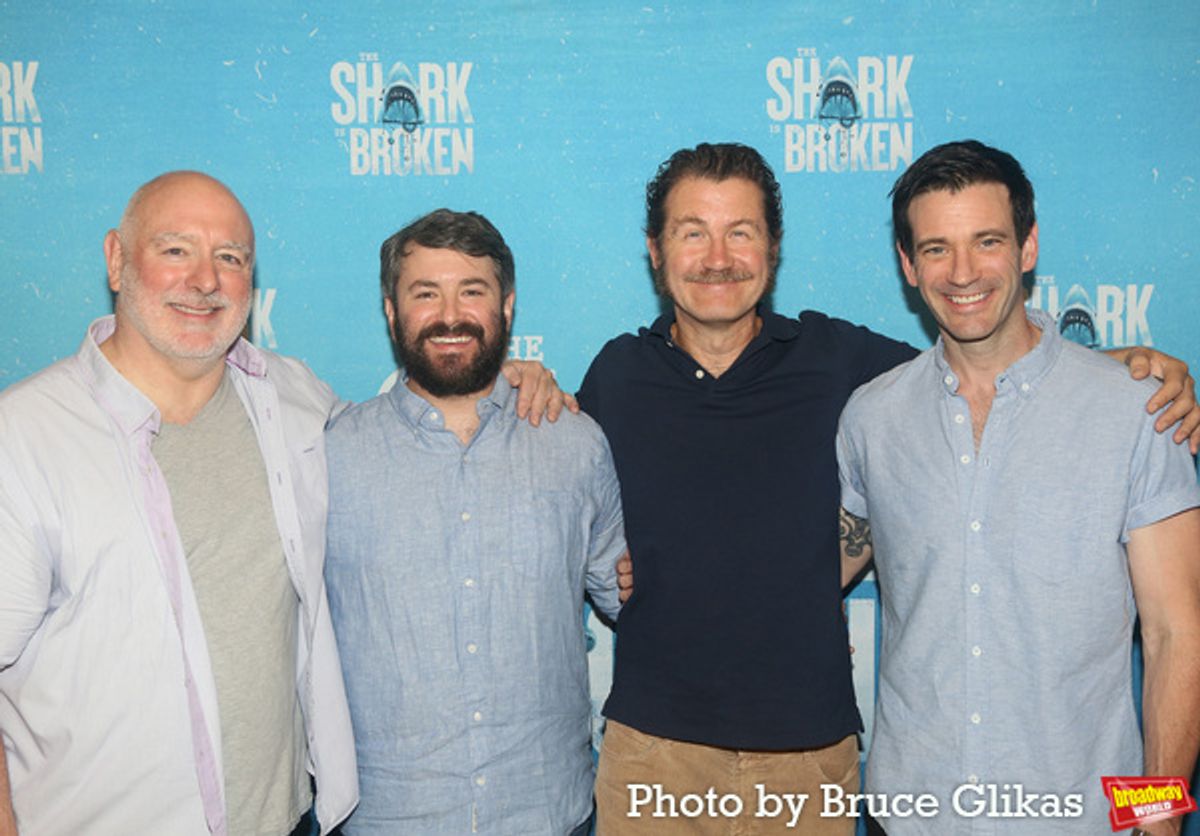 Director Guy Masterson, Alex Brightman, Ian Shaw and Colin Donnell at 