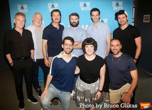 (Top Row L-R) Peter Bradbury, Director Guy Masterson,  Ian Shaw, Alex Brightman, Coli Photo