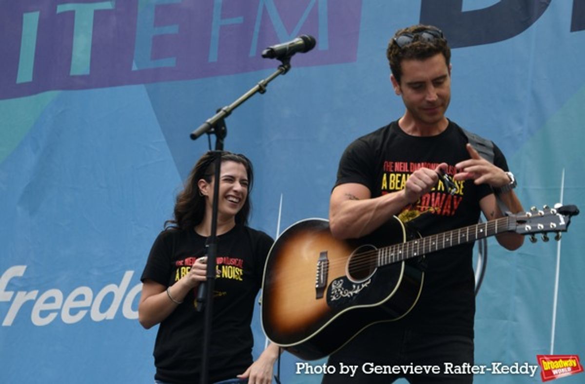 Samantha Gershman and Nick Fradiani at 