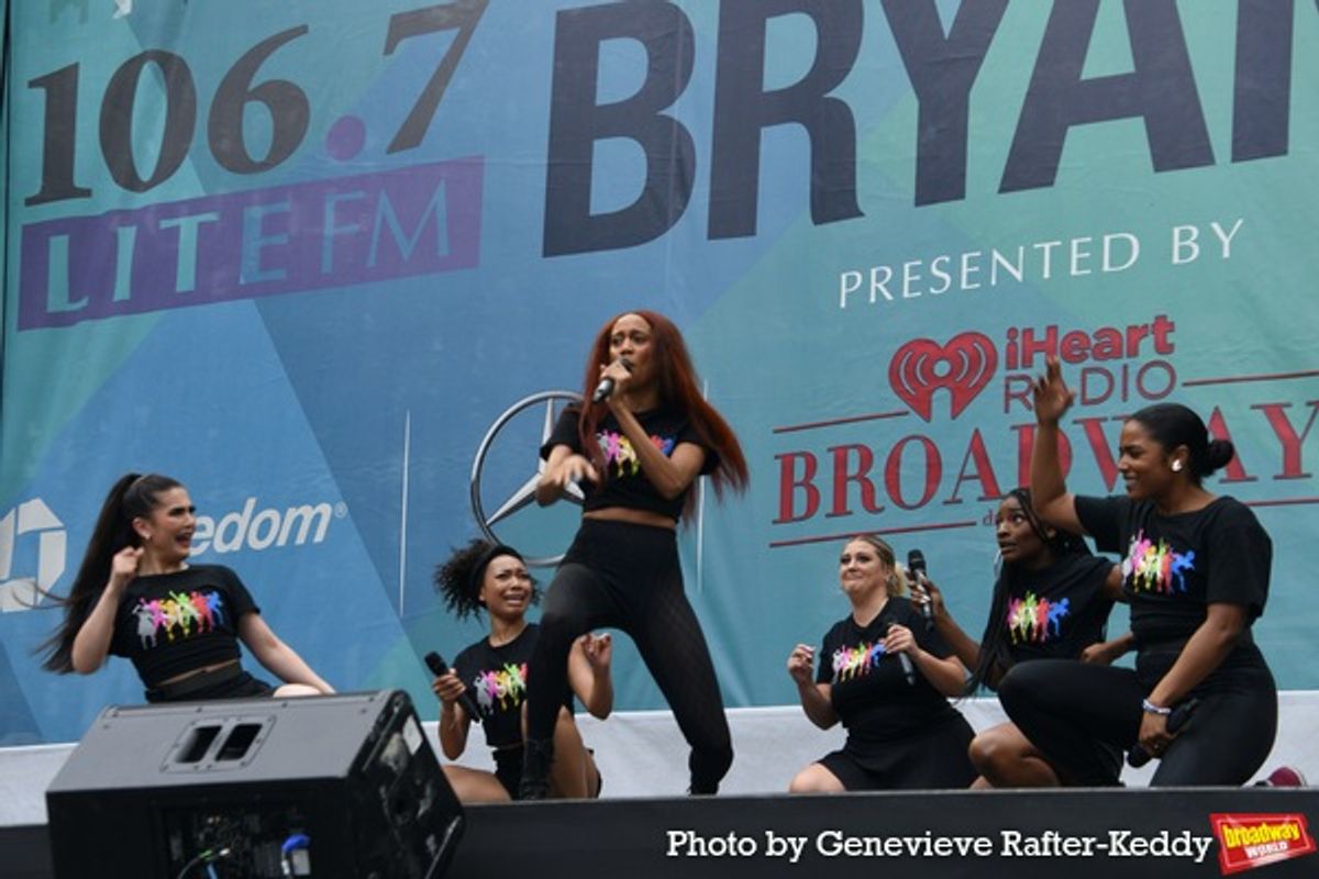 Zoe Jensen, Holli' Conway, Hailee Kaleem Wright, Bella Coppola, Leandra Ellis-Gaston and Taylor Iman Jones at 