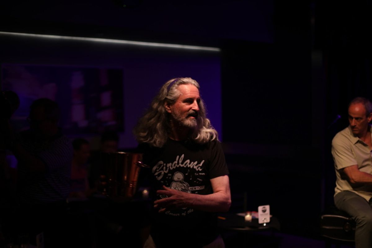 Rick Hinkson assists in the weekly raffle. at 